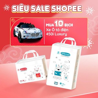 Bỉm Yingcool full size - combo mua 10 bịch tặng 1 xe oto Đua Sport có điều khiển cho bé