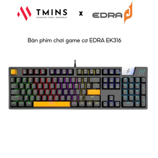 Bàn phím chơi game cơ EDRA EK316 LED RGB - Hàng chính hãng