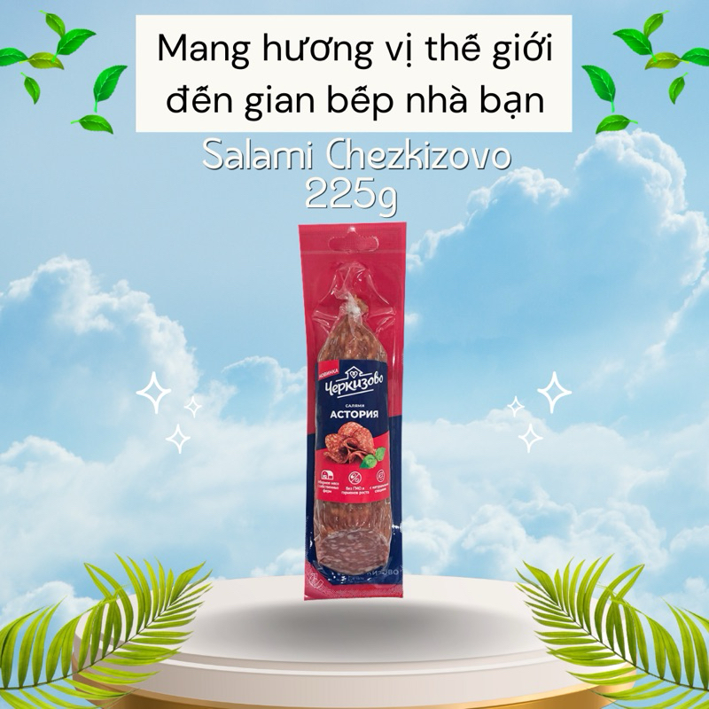 Xúc Xích Khô Salami Chezkizovo 225g – Hương Vị Quý Tộc Từ Liên Bang Nga