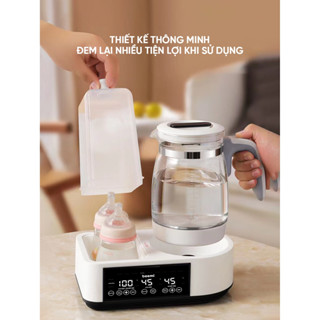 Ấm Đun Nước Pha Sữa Máy Đun Nước Pha Sữa Giữ Nhiệt Máy Hâm Sữa Tiệt Trùng Bình Sữa Khử Clo Bình Đun Pha Sữa 1,6L