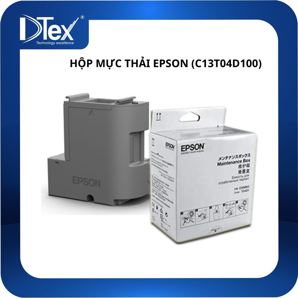 HỘP MỰC THẢI EPSON (C13T04D100) Dùng Cho Epson L6460 / Epson L6490 / Epson L6260 / Epson L6270 / Eps