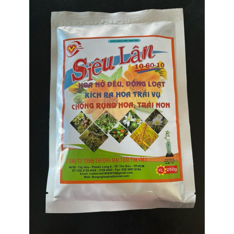 Siêu Lân 10-60-10 Hoa nở đều, Đồng loạt, kích ra hoa trái vụ