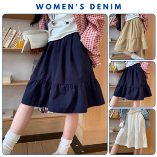 Chân váy chữ A cạp cao tôn dáng phối bèo dễ thương Chân váy ngắn nữ 2 lớp chất kaki cao cấp mặc đi chơi dạo phố CV79