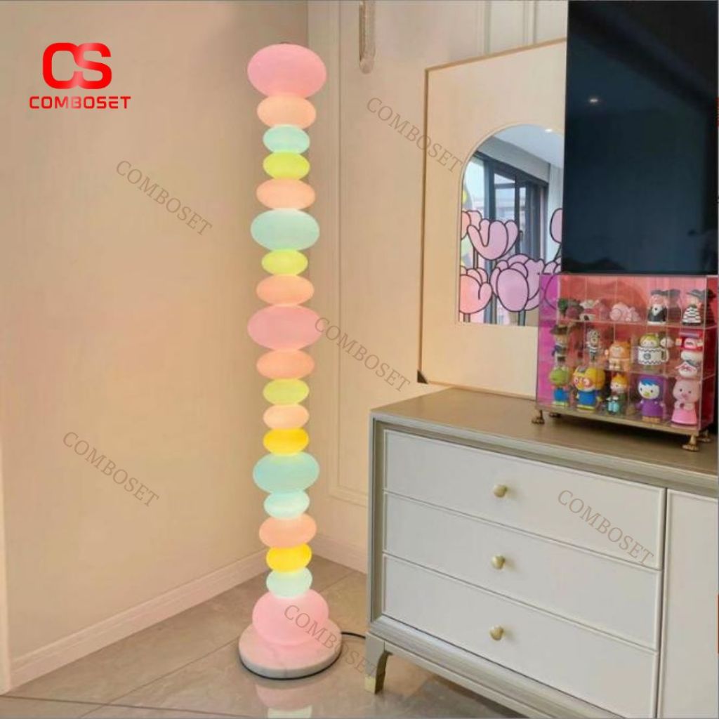 Đèn Đứng Kẹo Ngọt Cầu Vồng Cho Phòng Ngủ Trẻ Em, Studio Sáng Tạo