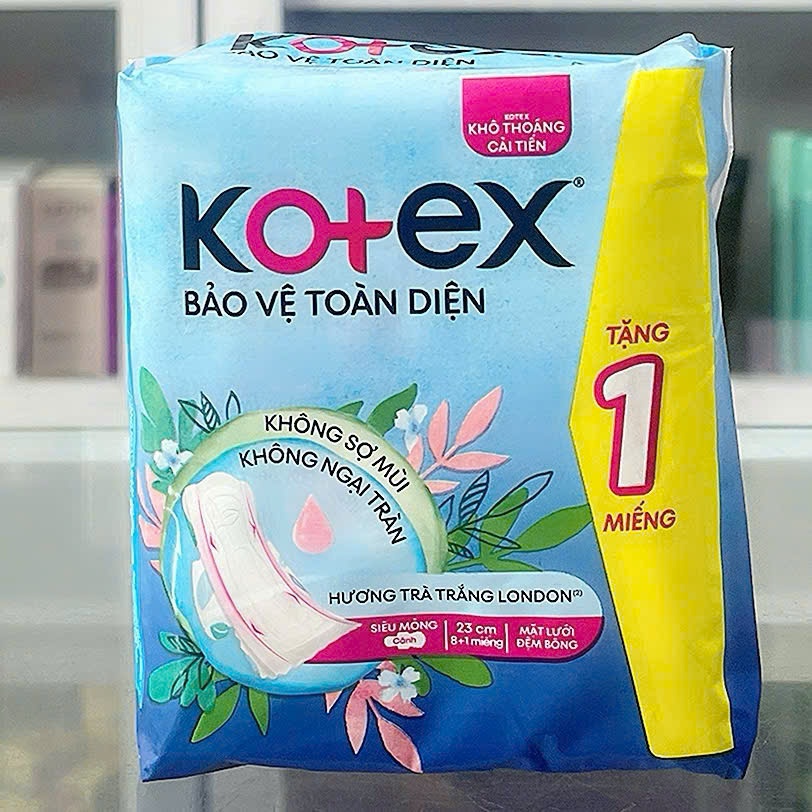 BVS KOTEX BAN NGÀY CÓ CÁNH 8 MIẾNG
