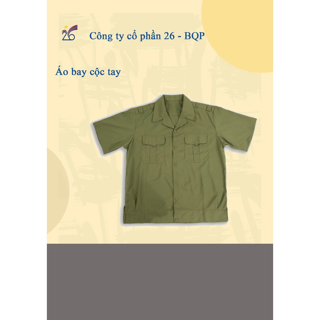 Áo bay cộc tay KT hàng chính hãng Công ty cổ phần 26