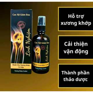 [4 Chai nhỏ 50ml]-Cao Xịt Xương Khớp Linh Nghiệm - Hỗ trợ xương khớp, Xoa bóp giảm đau
