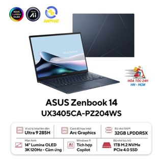Laptop Asus Zenbook 14 UX3405CA-PZ204WS  (Core Ultra 9 285H)