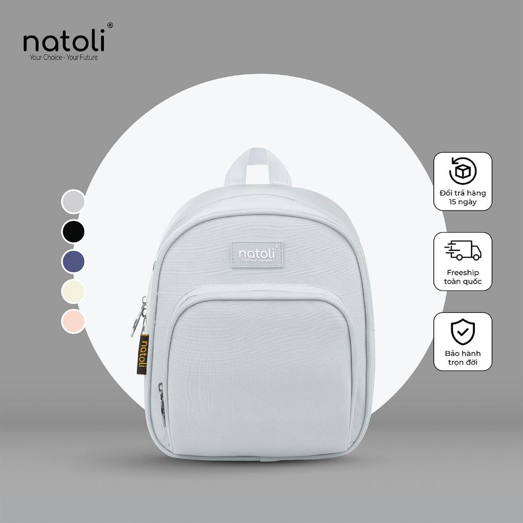 Balo mini nữ Thương hiệu NATOLI, nhỏ gọn chống nước cao cấp BST Sweetie Pie Backpack B6