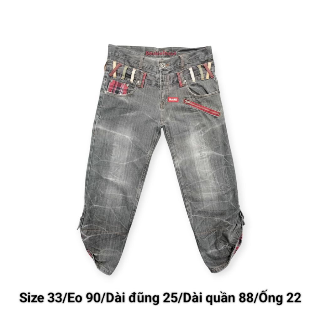 HDM 2HAND: QUẦN SHORT JEANS LỬNG NAM 2HAND