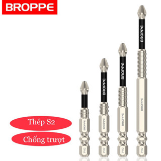  Mũi vít PH2 TOPBits hãng BROPPE | Mũi bắn vít 1 đầu PH2 bake chữ thập chân lục giác 