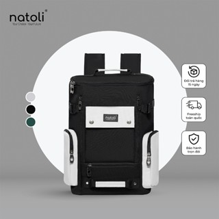 Balo nam đi học đựng laptop chống sốc NATOLI nhiều ngăn đi làm đi chơi cao cấp BST CORE BACKPACK B9