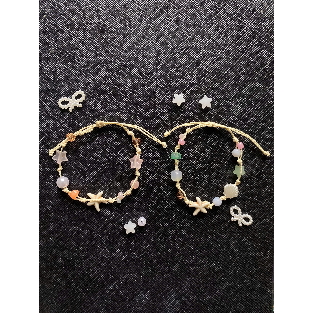 [Oceania] Vòng tay dây rút sao biển handmade