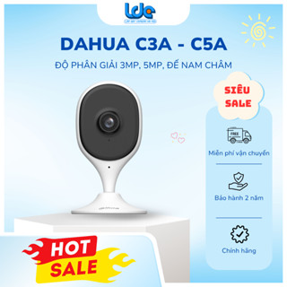 Camera Đế Nam châm DAHUA  C3A /C5A Kèm Miếng Dán Dính Tường, đàm thoại 2 chiều, kết nối wifi