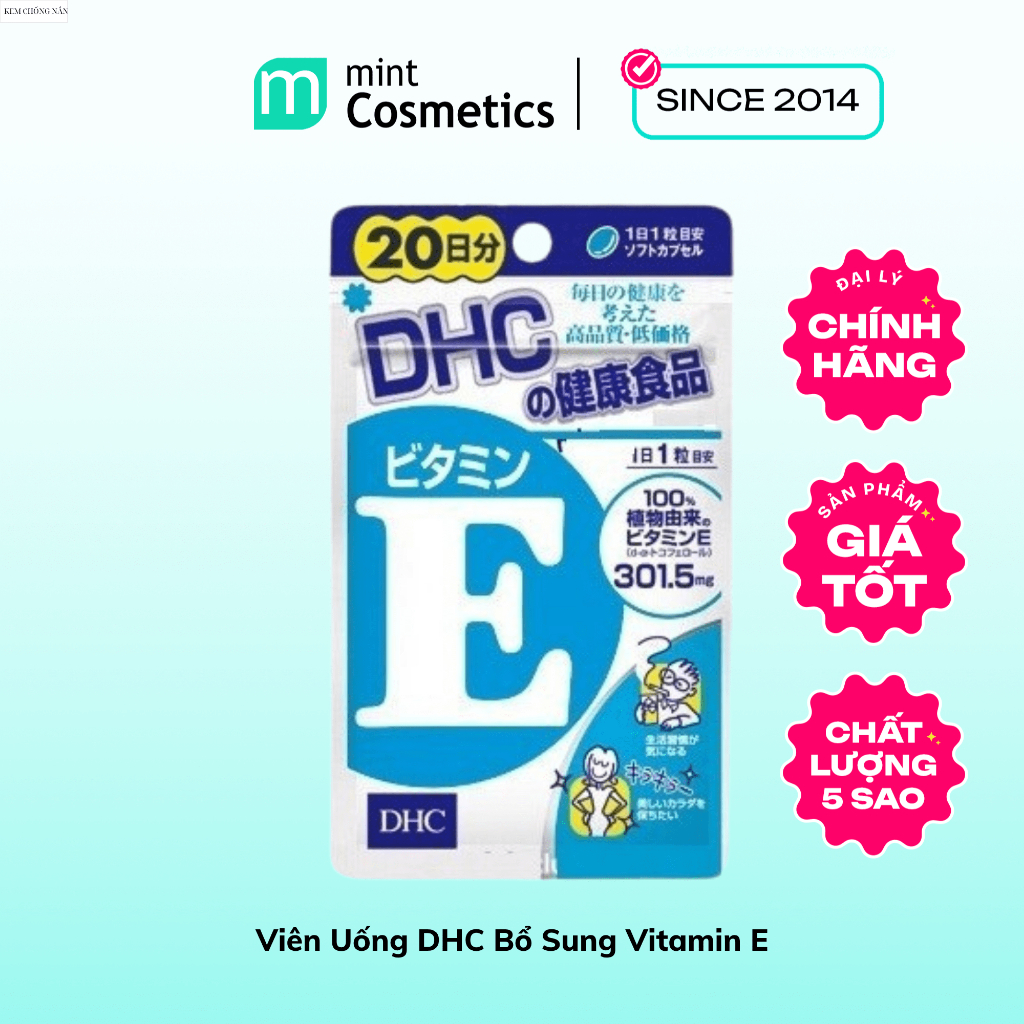 Viên Uống DHC Bổ Sung Vitamin E