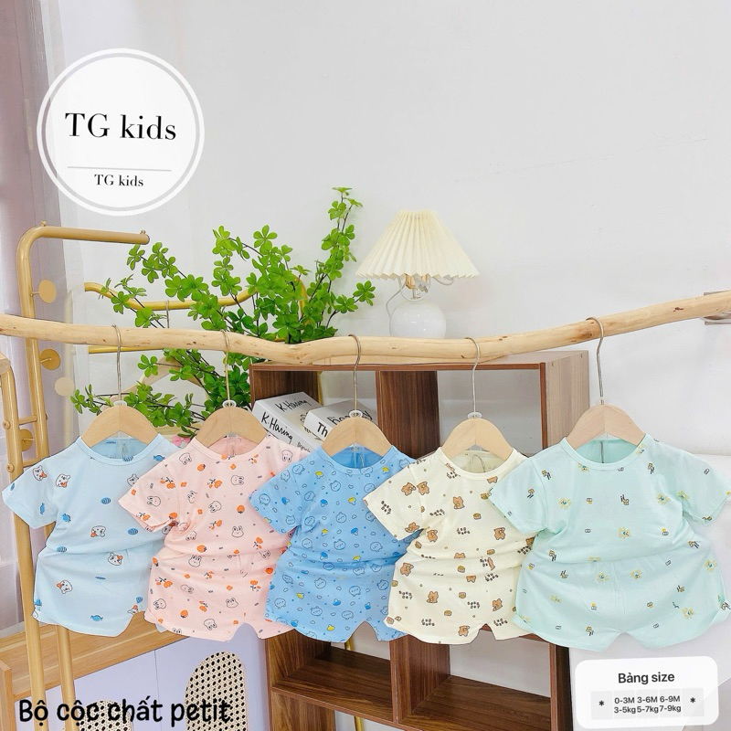 (MS93)Bộ cộc tay xuân hè chất thun Lạnh siêu mềm mát cho bé yêu