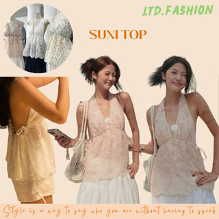 ÁO YẾM CỘT DÂY VẢI BOI THÊU HỞ LƯNG - LTD.FASHION - SUNI TOP