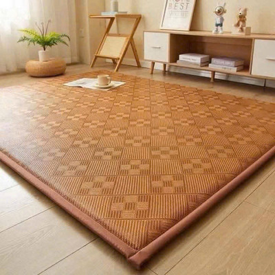 Nệm Chiếu Mây Điều Hòa Bo decor dạng thảm xuất Nhật, chống trượt, êm mềm, mát mẻ, gọn nhẹ kích thước 1m2,1m5,1m6,1m8,2m2