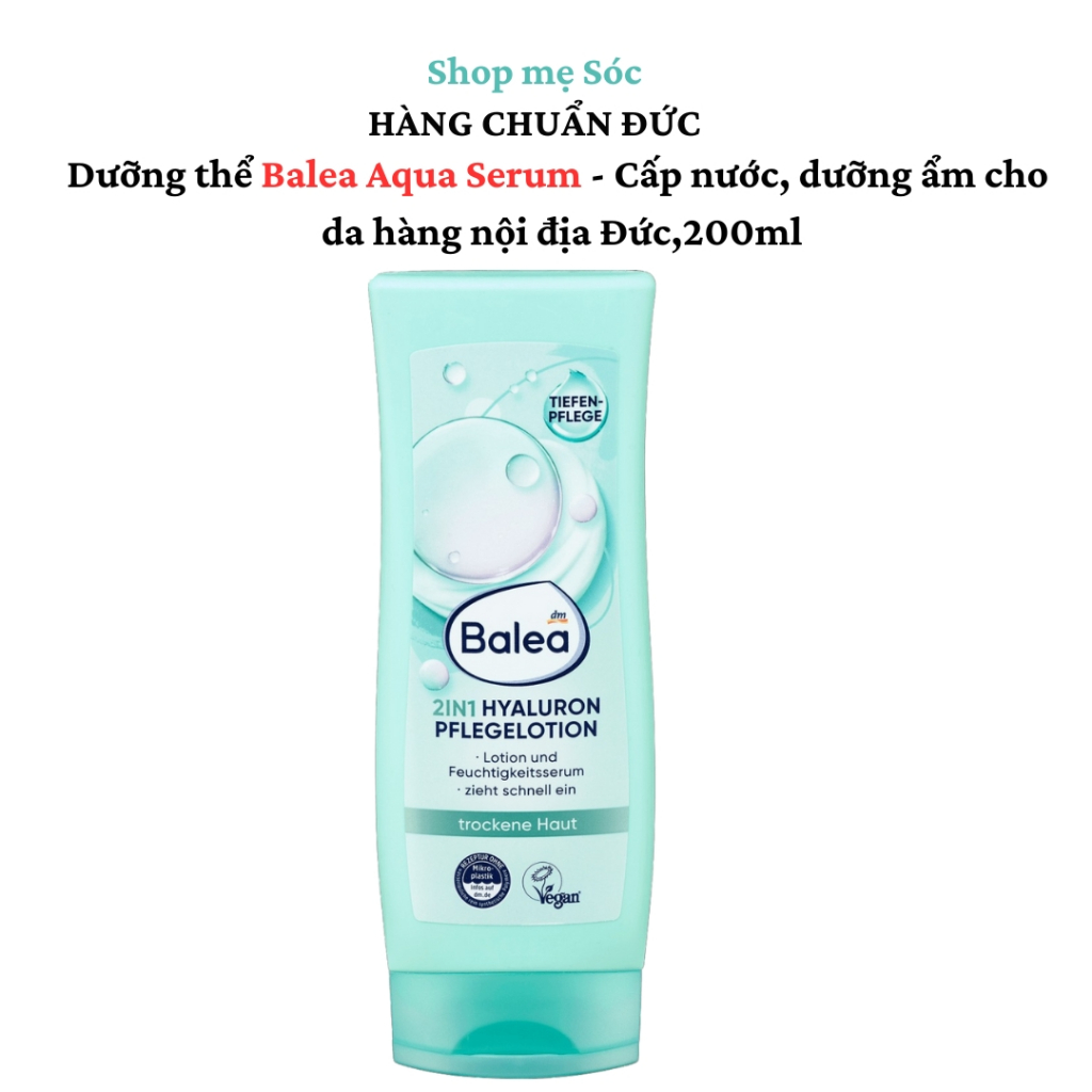 Dưỡng thể dành cho Body Balea