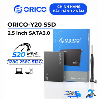 Ổ cứng SSD ORICO 2.5" SATA 3.0 Y20 128GB | 256GB | 512GB - HÀNG CHÍNH HÃNG, BẢO HÀNH 24 THÁNG