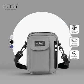 Túi đeo chéo NATOLI chất vải canvas đi học đi chơi nhỏ gọn - Street Crossbag T1