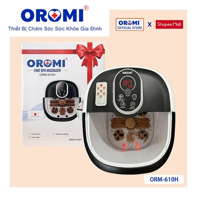 Máy massage chân tự động OROMI ORM-KW610/ORM-610H - Mát-xa thư giãn cao cấp có sục khí, hồng ngoại