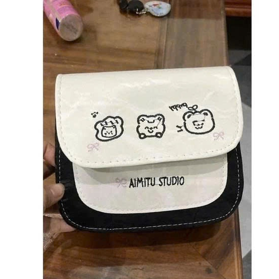 Túi Xách Nữ Dáng Bầu Da Nhung Họa Tiết Mèo Xinh Yêu Kèm Ngăn Phụ size 19 - DK239 | BigBuy360 - bigbuy360.vn