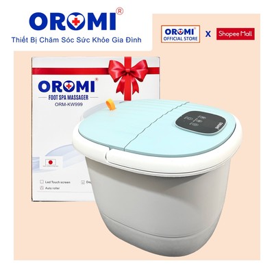 Máy massage chân tự động cao cấp OROMI ORM-KW999 - Máy mát-xa thư giãn có ngăn đựng thảo dược