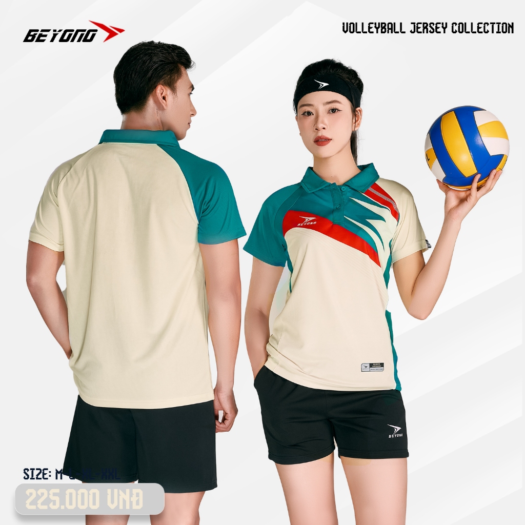 Bộ Quần Áo Bóng Chuyền Nam Nữ Beyono Lead, Đồ Bóng Chuyền Áo Thể Thao Co Giãn Tốt, Thoáng Mát, Thấm 