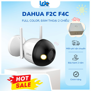 Camera Wifi Ngoài Trời Dahua F2C/F4C, Chống nước IP67, Công nghệ Full-Color, Đàm thoại 2 chiều