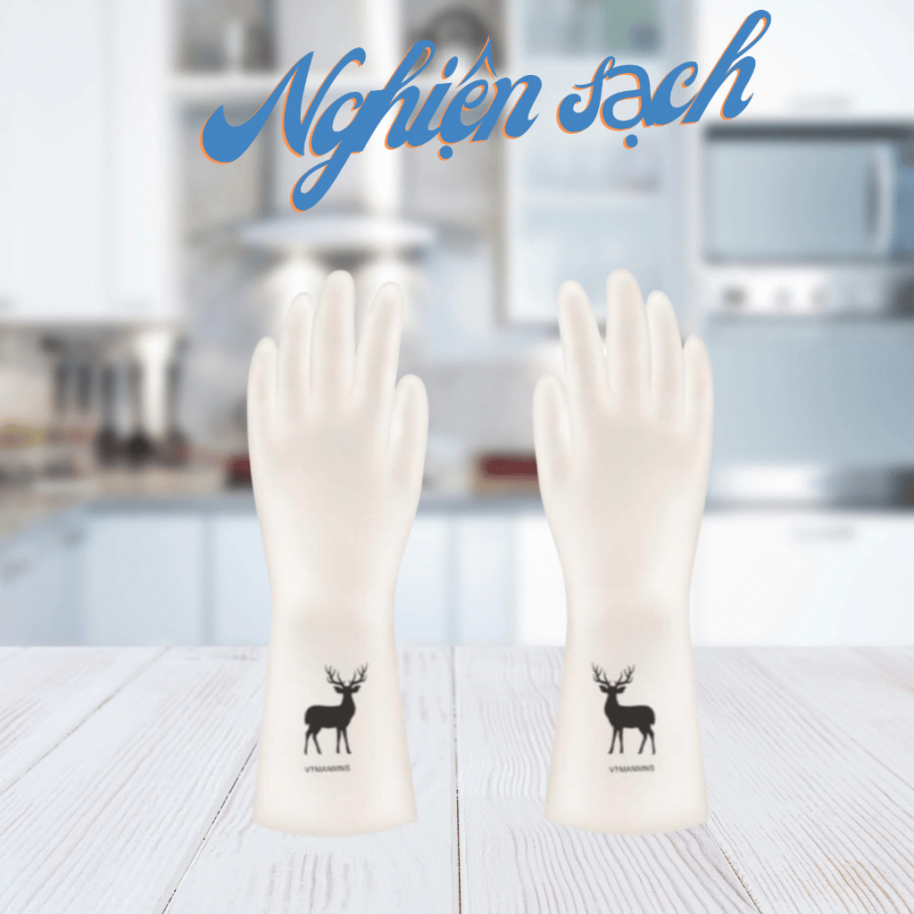 [HCM] Găng tay cao su rửa chén bát, găng tay đa năng - Siêu dai, siêu bền