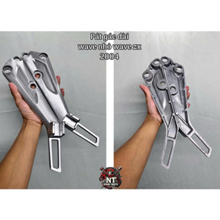  Gác Chân Nhôm Gắn Cho Xe Wave Thái  Wave dài 2004  NT 