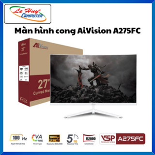 Màn Hình Máy Tính Cong AiVision A275FC (27inch | FHD | VA | 100Hz | 5ms) - White - Hàng Chính Hãng