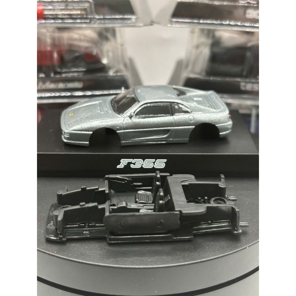 Xe mô hình Kyosho Ferrari F355 Bạc Tỷ lệ 1/64 - Không phải Hotwheels