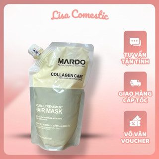  Dầu Hấp Dưỡng Tóc Suôn Mượt MARDO COLAGEN 500ml Kem Dưỡng Phục Hồi Tóc 