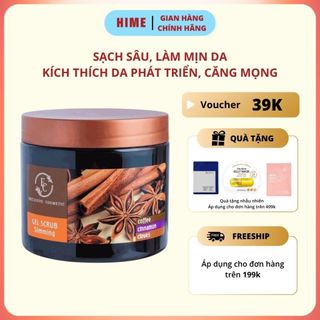  Tẩy Da Chết Tế Bào Chết Body Quế Hồi Cà Phê Nga Bilena 380g Mẫu mới 