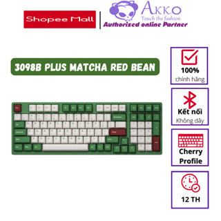  Bàn Phím cơ AKKO 3098B Plus Matcha Red Bean Akko Piano Pro 