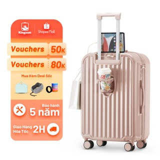 Vali Du Lịch Thời Trang Kingsun P309/219 Size 20/24/28 CAO CẤP Có Cổng Sạc USB Và Giá Đựng Cốc