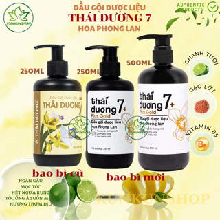 Dầu Gội Dược Liệu Thái Dương 7 PLUS gold 500ml Sạch Gàu Ngứa Cho Mái Tóc Khỏe Mạnh