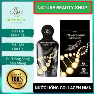 [Date 2027] Collagen NMN Huyền Phi nước uống đẹp da [1 Hộp 10 gói x 20ml]đẩy lùi quá trình lão hóa giúp da đẹp trẻ hoá