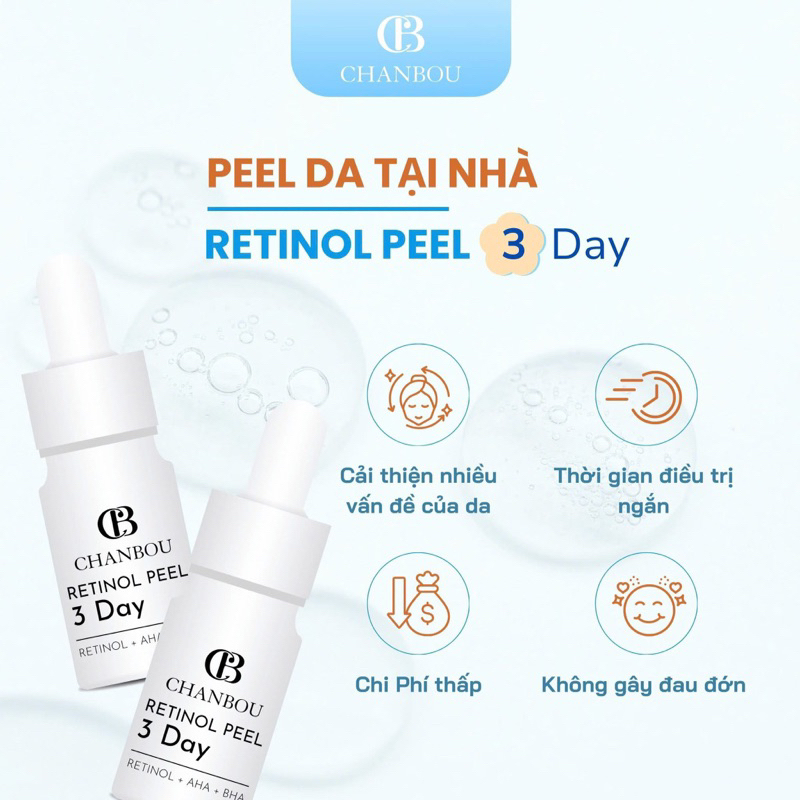 Retinol Peel 3 Day - Peel da tại nhà