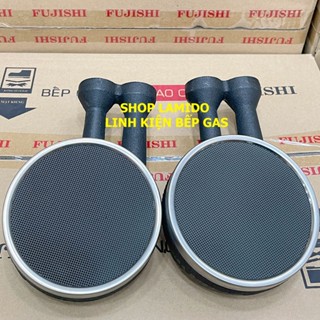 COMBO 2 Bộ Họng đầu bếp gas Hồng Ngoại GANG ĐÚC NGUYÊN KHỐI , 2 VÒNG LỬA Ceramic loại lớn 12cm  - [ HỎA TỐC ] LINH KIỆN