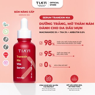 Serum Dưỡng Trắng, Mờ Thâm Nám Dành Cho Da Dầu Mụn Tia’m Tranexin Nia Vita Serum 40ml