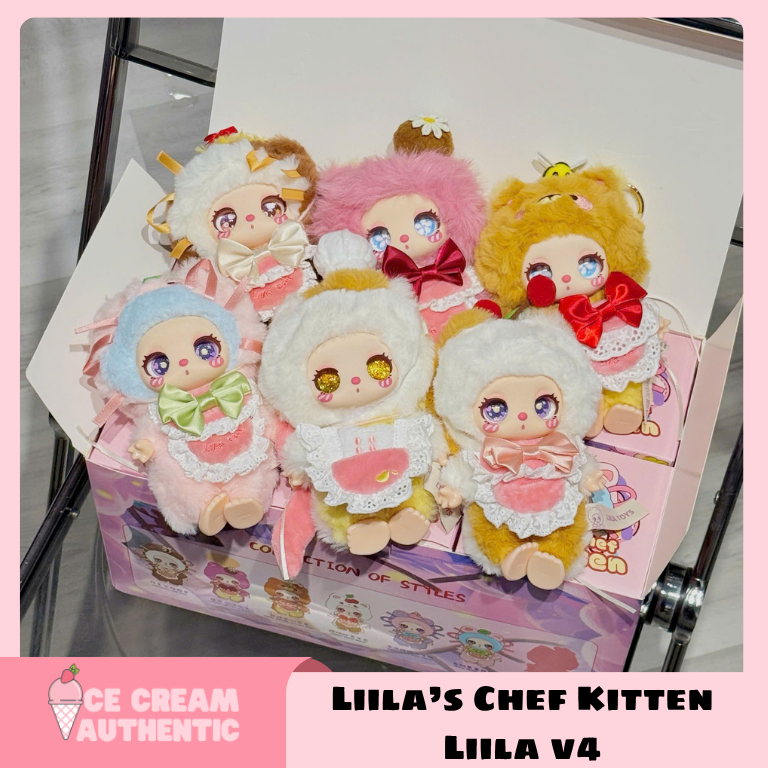 [Hoả tốc Ho Chí Minh] Full set 6 hộp mù Lila l V4 | Lila's Chef Kitten | ice.cream.authentic