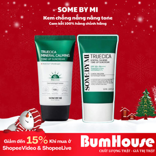 Kem Chống Nắng  Nâng Tone Some By Mi Truecica Mineral 100 Tone-Up Suncream 50PA++++ 50ml