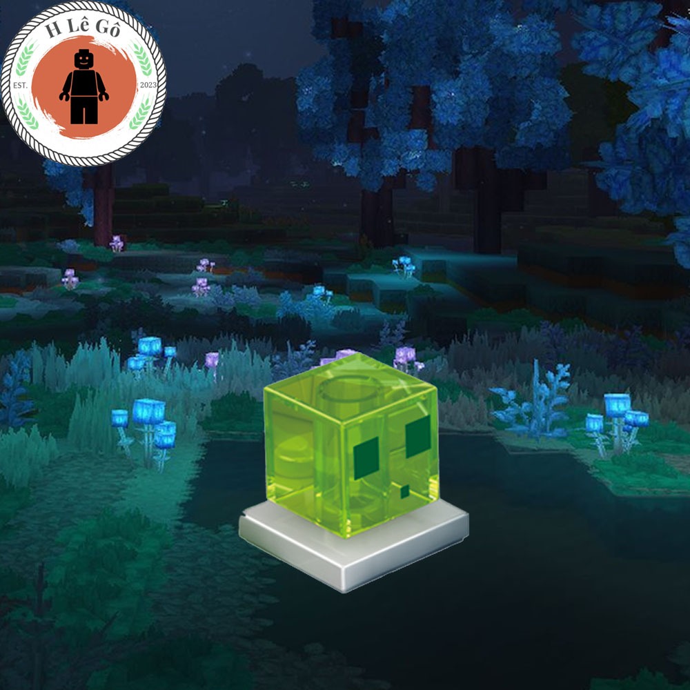 Slime nhỏ xanh trong suốt hàng mới full seal