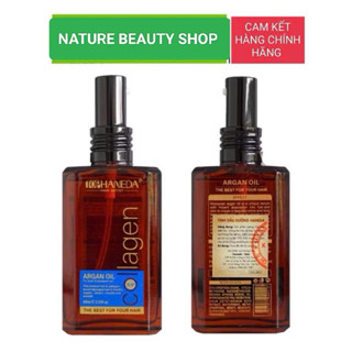 [Chính Hãng-Date 2027]TINH DẦU DƯỠNG TÓC TOP HANEDA GIÚP TÓC KHÔ SƠ BÓNG MƯỢT, KHỎE-TOP HANEDA COLLAGEN ARGAN OIL 60ML