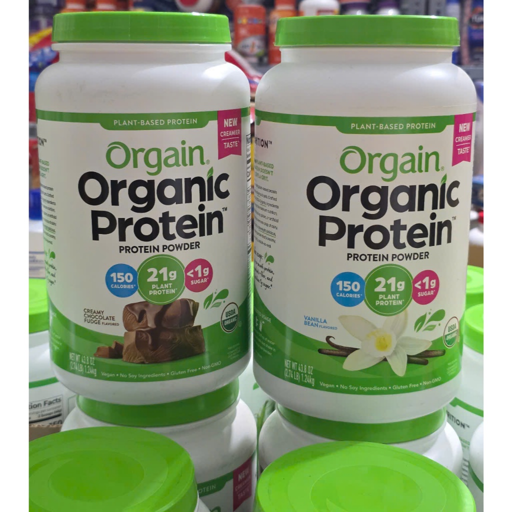 SIZE ĐẠI 1.22ky 1200G Orgain Protein organic - Sữa hữu cơ thực vật SuperFood Protein powder, Vanilla