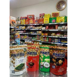 COMBO 2 goi Snack nhân đậu phộng Pinattsu Oishi đủ vị gói lớn 95g