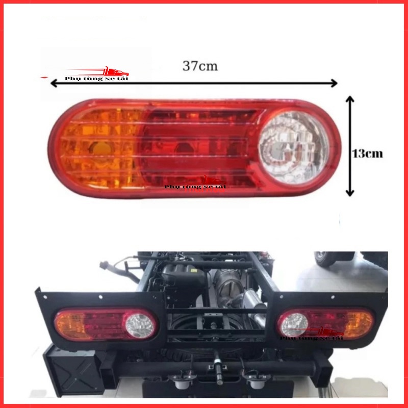 Nắp Đèn Lái Sau, Đèn Hậu Xe Tải Hyundai Porter 2, Hyundai H100, H150 1T5 - Phụ Tùng Xe Tải
